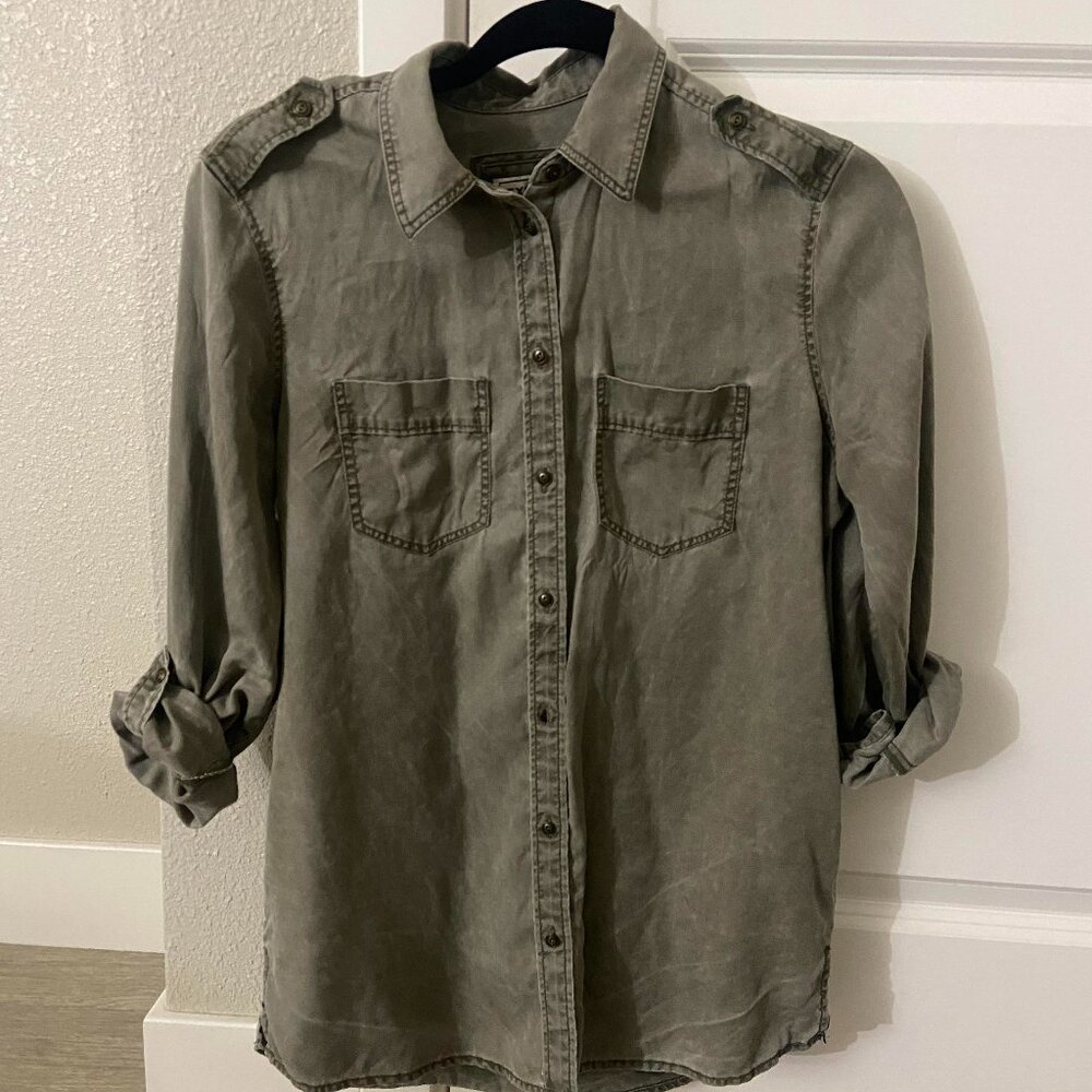 Olive Chambray - image 1